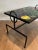 Coffee Table in Black Lacquered Metal With Ceramic Top For Sale - Image 6 of 12