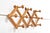Wood Vintage Harmonica Wall Coat Rack in Beech, 1960s For Sale - Image 7 of 10