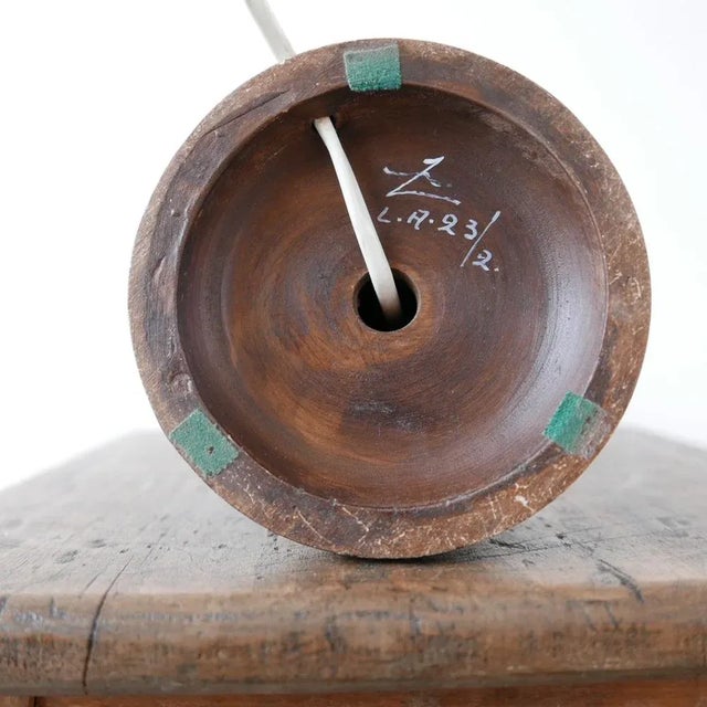 Ceramic Mid-Century Danish Ceramic Table Lamp, 1970s For Sale - Image 7 of 8