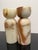 Pair of Stone Candle Holders for Pillar Candles For Sale - Image 6 of 12