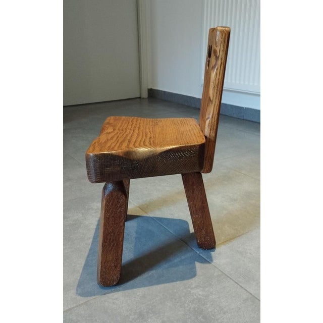 Vintage Scandinavian Tripod Chair, 1960s For Sale - Image 10 of 18
