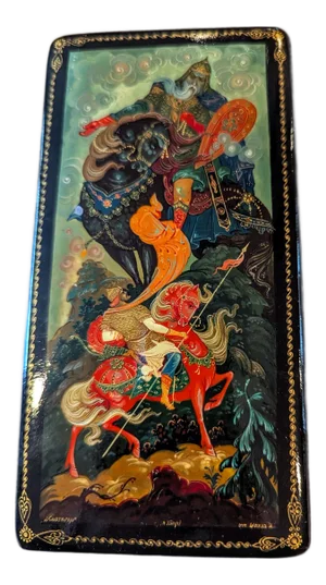 1970s Svyatogor the Giant (Святогор) by Artist N. Shakovah From Kholui