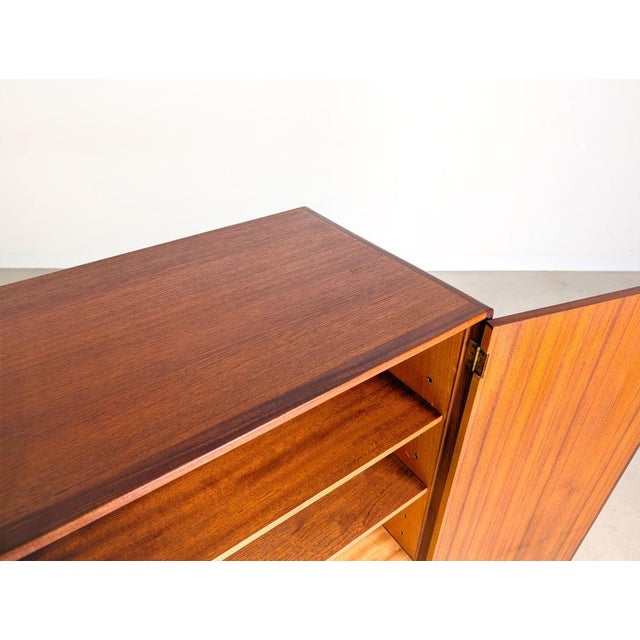 Brown Mid-Century Teak Chest of Drawers from Asko, Finland For Sale - Image 8 of 11