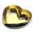 Michael Aram Silver & Gold Tone Heart Dish Bowl For Sale