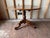 Antique Victorian Style Parlor Table / Center Table Flip top table rest on a trefoil base Solid wood on casters , Great...