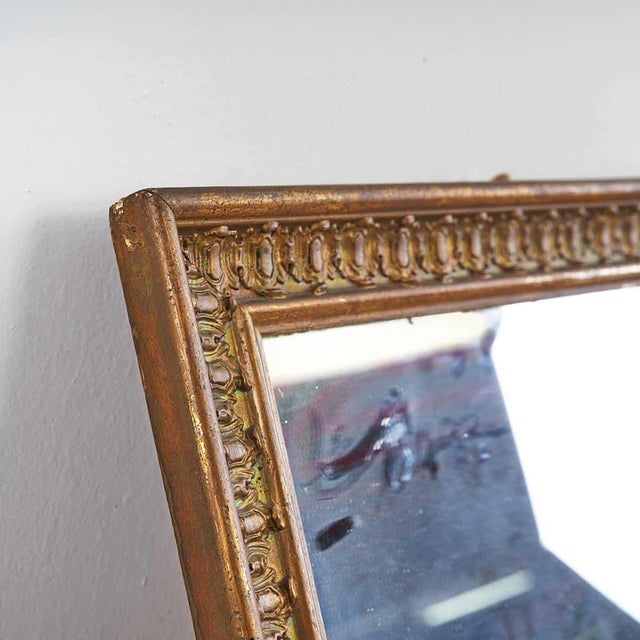 Vintage 20th Century Mirror with Golden Frame For Sale - Image 4 of 6