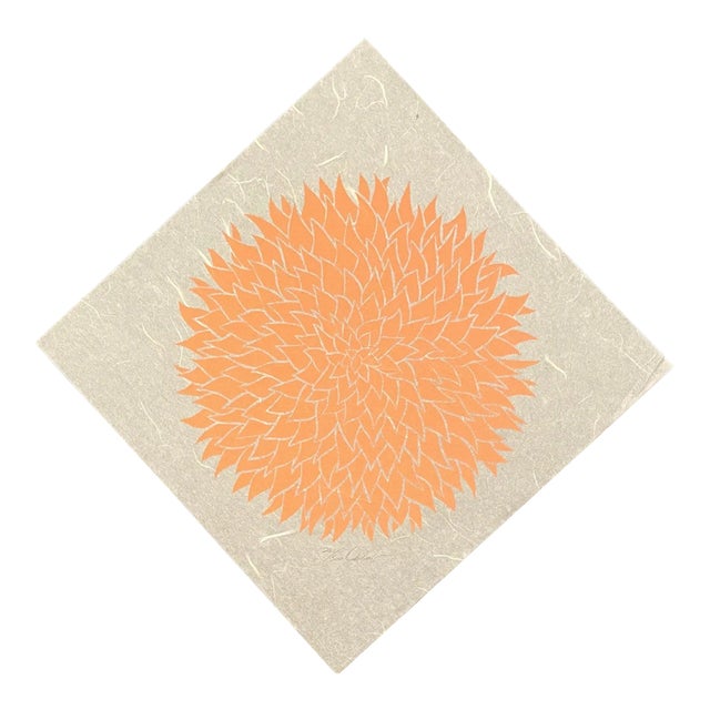 1970s James Omohundro Floral Serigraph For Sale