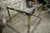 Vintage Design Institute of America DIA Brass Dining Table Game Table For Sale - Image 5 of 11