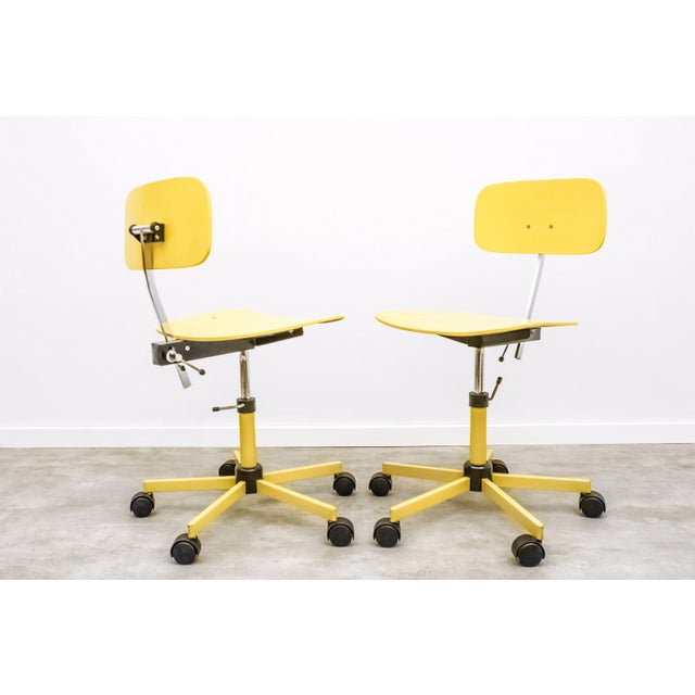 Vintage Danish Drafting Chairs by Jørgen Rasmussen for Rabami, 1975, Set of 5 For Sale - Image 13 of 13