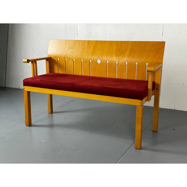 Modernist Sculptural Sofa by Arno Votteler for Bisterfeld and Weiss, 1980s For Sale - Image 14 of 14