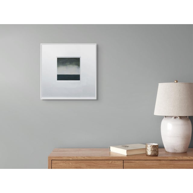 Abstract Contemporary Abstract Pigment, Beeswax & Resin on Canvas Paper "Kumo 6" by Janise Yntema For Sale - Image 3 of 4