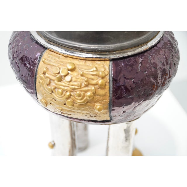 Pierre Caille, Character with Pistons, Belgium, 1970s, Ceramic For Sale - Image 6 of 7