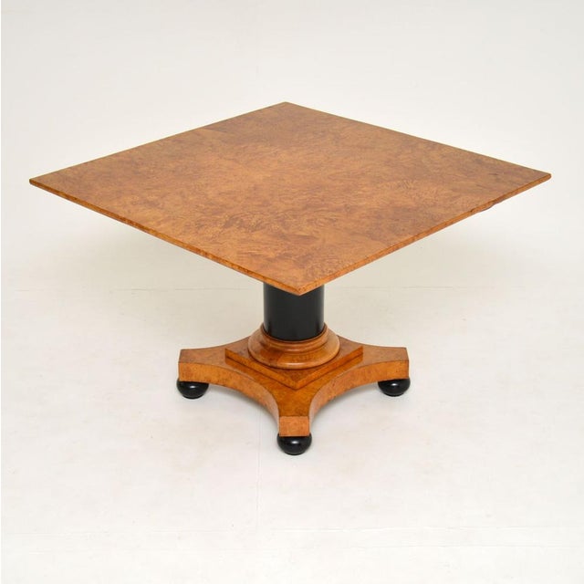 Antique Swedish Biedermeier Coffee Table, 1840s For Sale - Image 3 of 10