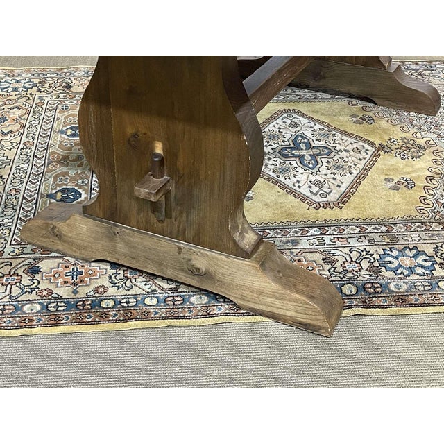 Monastery Table in Elm, 1970s For Sale - Image 13 of 18