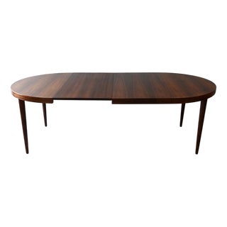 Vintage Scandinavian Round Table in Rosewood, 1950s For Sale