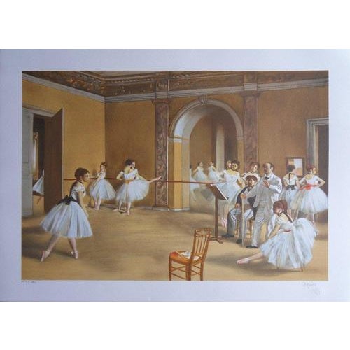 After Edgar Degas, The Dance Class, Lithograph For Sale - Image 5 of 5