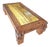 Northern Italian Roman Carved Coffee Table with Marble Top For Sale
