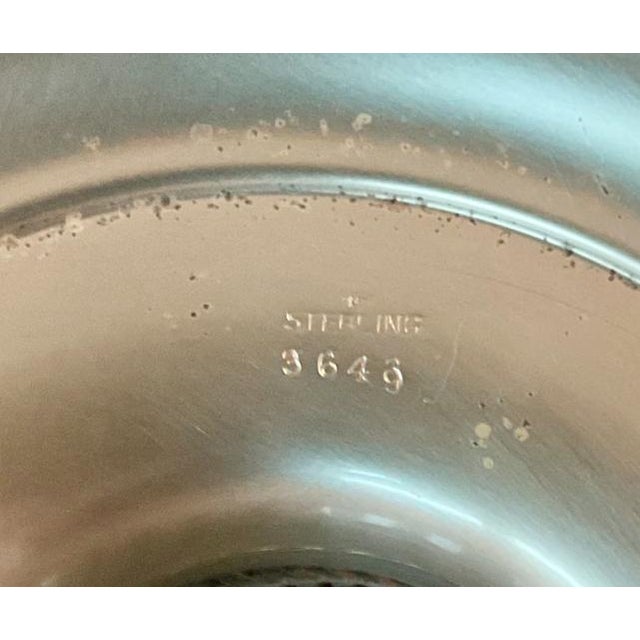 Early 20th Century Art Deco Sterling Silver Filagree & Cut Glass Tall Vase For Sale - Image 10 of 10