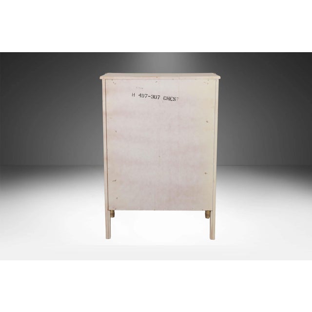 Vintage Henry Link Bamboo Highboy Tall Dresser For Sale - Image 10 of 11