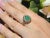 Bochic "Orient" Vintage Emerald & Fancy Yellow Sapphire Ring Set In 18K Gold & Silver, Size 6.5 For Sale - Image 16 of 18