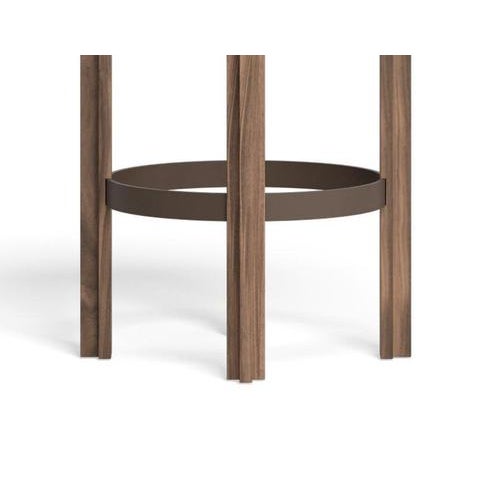 Walnut Principal Bar Stool by Bodil Kjaer for Karakter For Sale - Image 3 of 5
