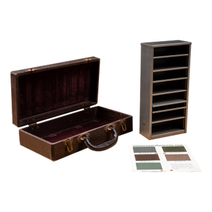 Vintage Burroughs Metal Shelving Salesman Sample Kit