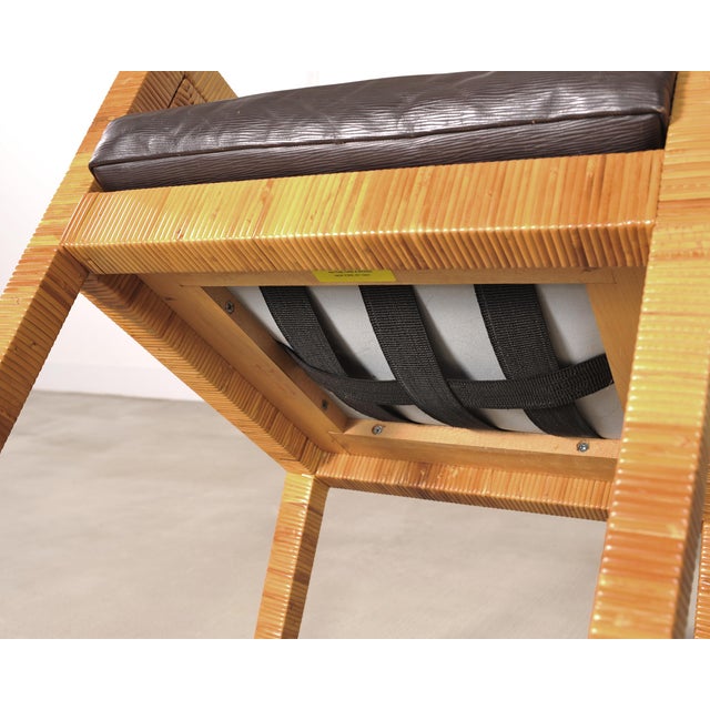 Set of Four Billy Baldwin for Bielecky Cane Dining Armchairs For Sale - Image 16 of 18