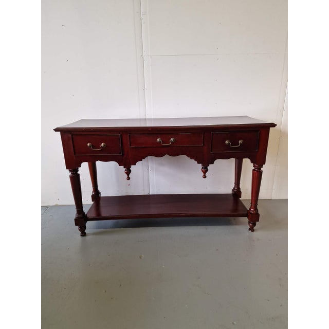 English Mahogany Console Table For Sale - Image 3 of 6