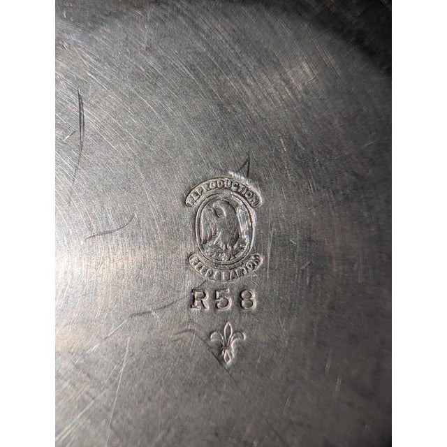 Silver Set of 3 Vintage Pewter Porringers: Stieff & Reed & Barton For Sale - Image 8 of 10