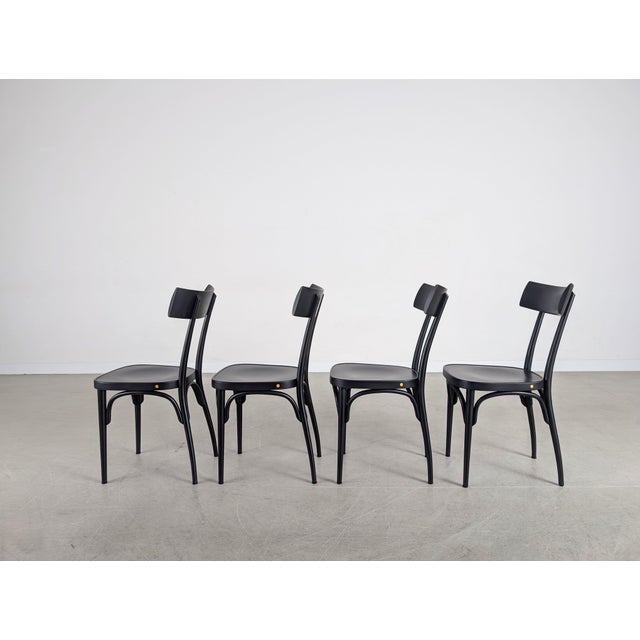 Chairs by Hermann Czech for Gebrüder Thonet Vienna Gmbh, Vienna, Set of 4 For Sale - Image 5 of 13