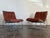 1970s Vintage 1970's Cognac Leather Swedish Lounge Chairs For Sale - Image 5 of 15