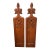 19th Century Gothic Revival Hand Carved Oak Church Pew End Panels - A Pair For Sale