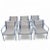 A timeless classic of modern outdoor furniture, this set of six 1966 Collection dining armchairs by Richard Schultz blends...
