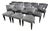 Galero Furniture Klismos Style Dining Side Chairs, Set of Twelve For Sale