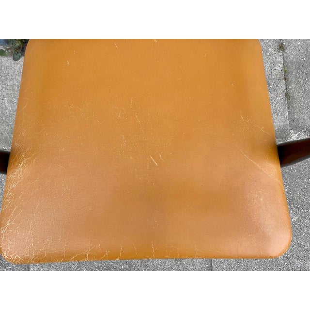 Scandinavian Modern Mahogany and Leather Armchair from DOF, 1970s For Sale - Image 11 of 16