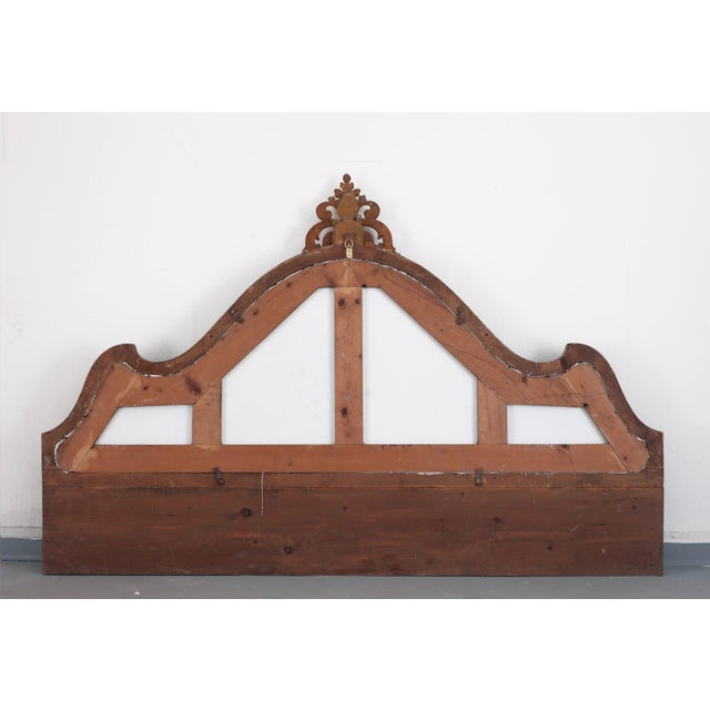 19th Century 18th Century Baroque Italian Bed Headboard with Gold Leaf, 1800s For Sale - Image 5 of 6