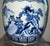 Antique Blue and White Porcelain Hibachi (Charcoal Brazier) Circa 1880-1905 For Sale - Image 14 of 15