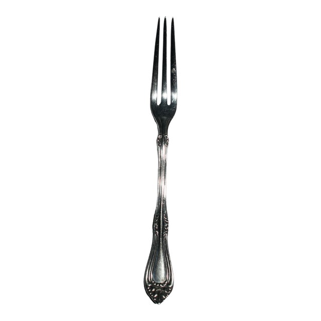 Vintage Petite Silver Plate Fork For Sale
