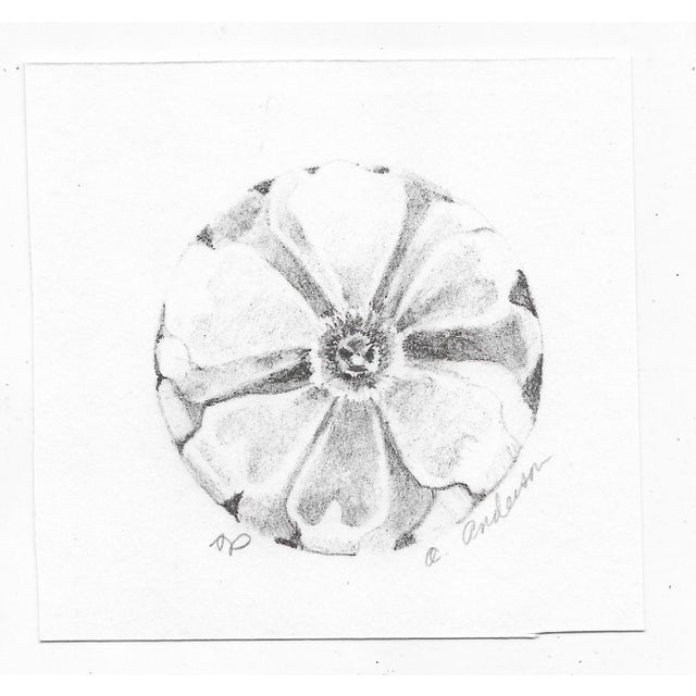 Blossom with a face in the center litho by Atlanta artist Adrienne Anderson (1949-2020). Anderson earned her MFA from...
