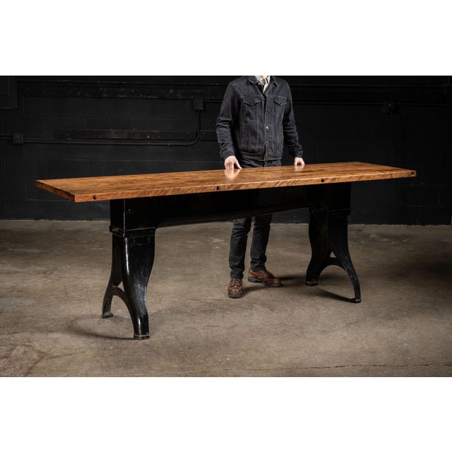 c. 1900s/1910s; Barnes Drill Co. - Rockford, IL Antique drill press table. This piece was produced by the Rockford-based...
