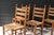Vintage French Rustic Ladder-Back Dining Chairs, 1960, Set of 4 For Sale - Image 9 of 18