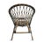 Tea Stain Bamboo & Rattan Side Chair For Sale In Los Angeles - Image 6 of 9