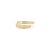 Contemporary Contemporary Diamond Bypass Ring in 14k Yellow Gold Size 6 For Sale - Image 3 of 10