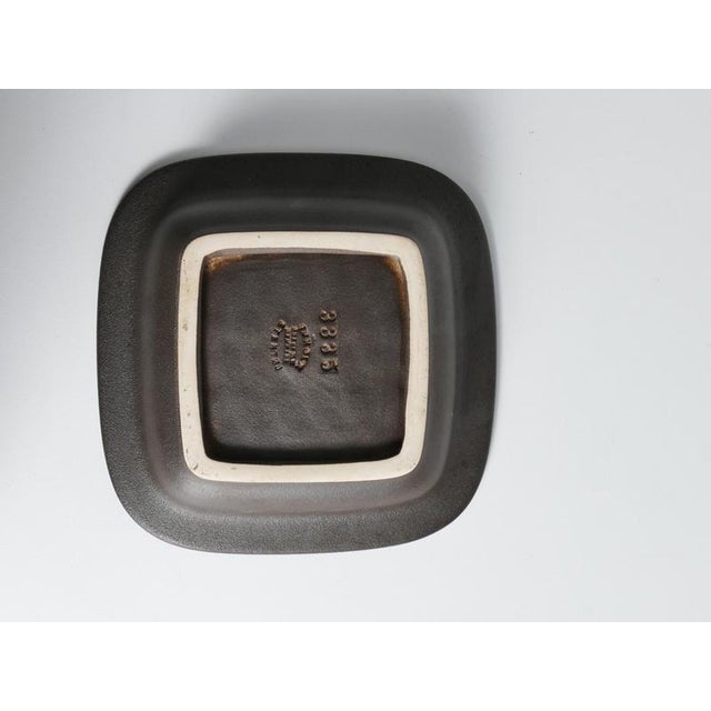 Mid-Century Modern Blue Stoneware Catchall by Einar Johansen, Søholm, Denmark, 1960s For Sale - Image 9 of 15