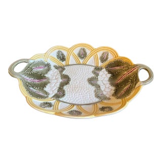 Wedgwood Late 19th Century Majolica Handled Basket, 1878 For Sale