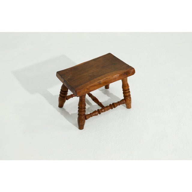 Mid-Century Modern Rustic Alpine Side Table, 1950s For Sale - Image 3 of 8