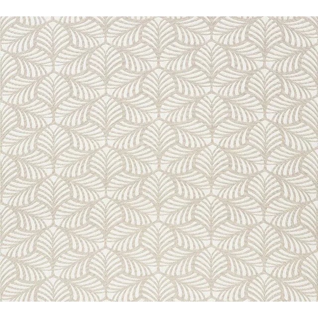 Sample - Schumacher Sonia Ii Indoor & Outdoor Fabric in Natural For Sale