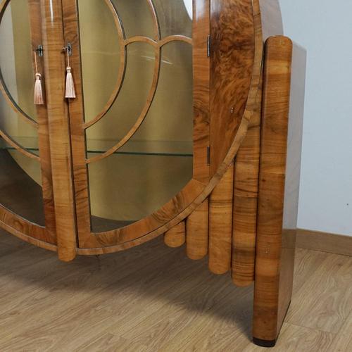 Vintage Art Deco Display Cabinet, 1930s For Sale - Image 3 of 6