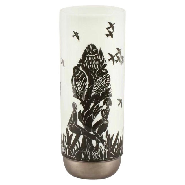 1960s Vintage Ceramic Pastorale Vase by Ambrogio Pozzi for Rosenthal Studio Line, 1960s For Sale - Image 5 of 5