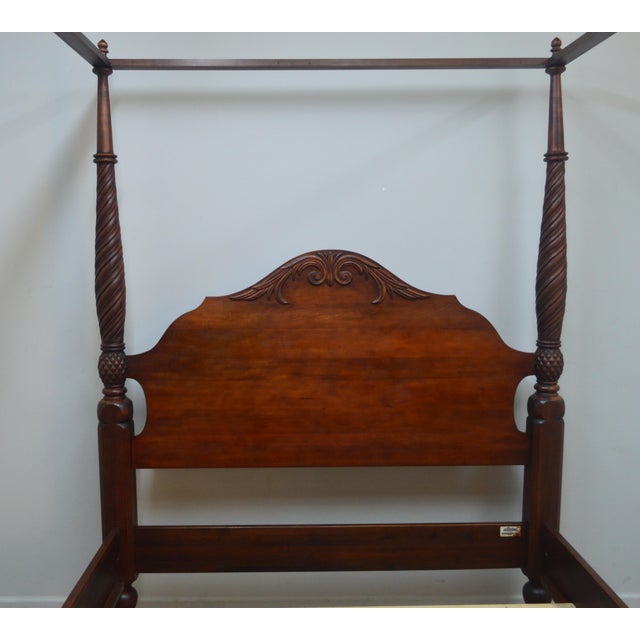 Ethan Allen British Classics Queen Canopy Bed Chairish